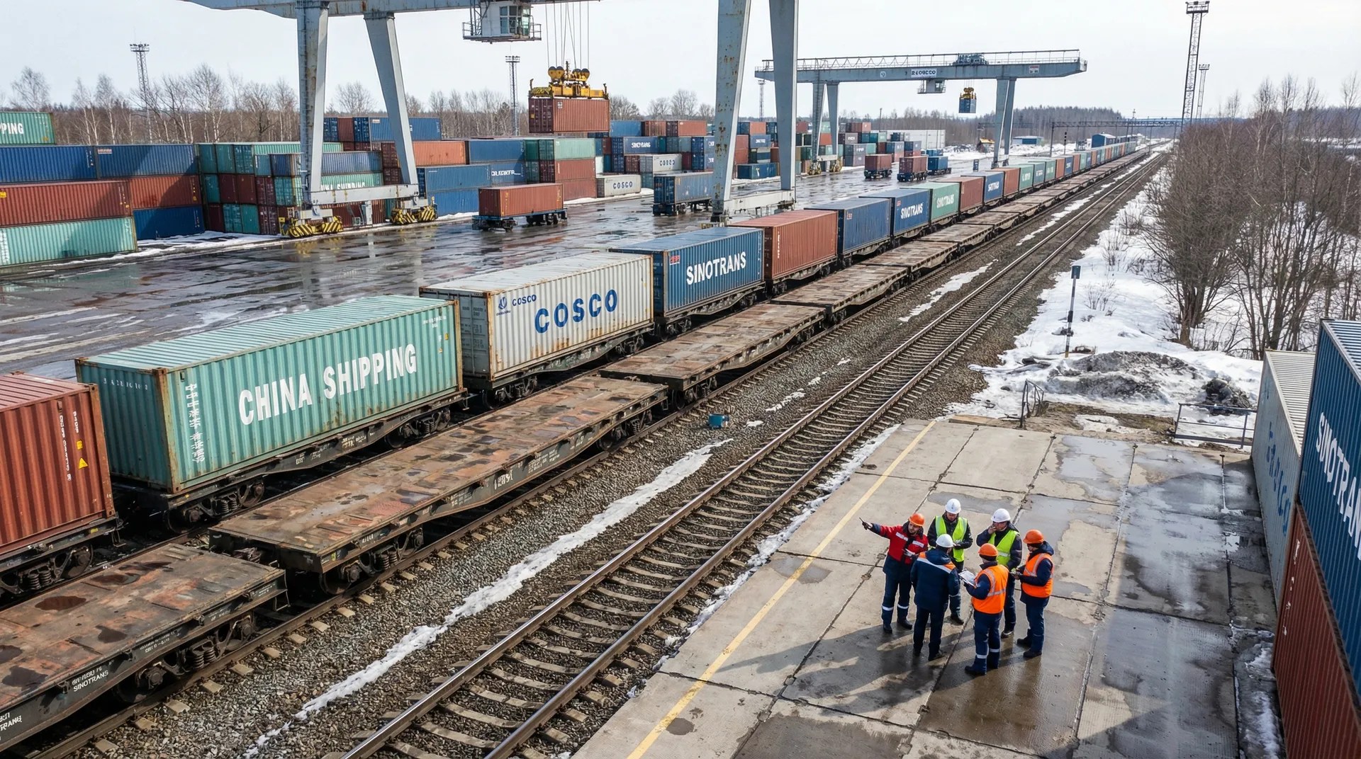 Transit ferroviaire Chine-Europe à travers la Russie a augmenté de 40 pour cent