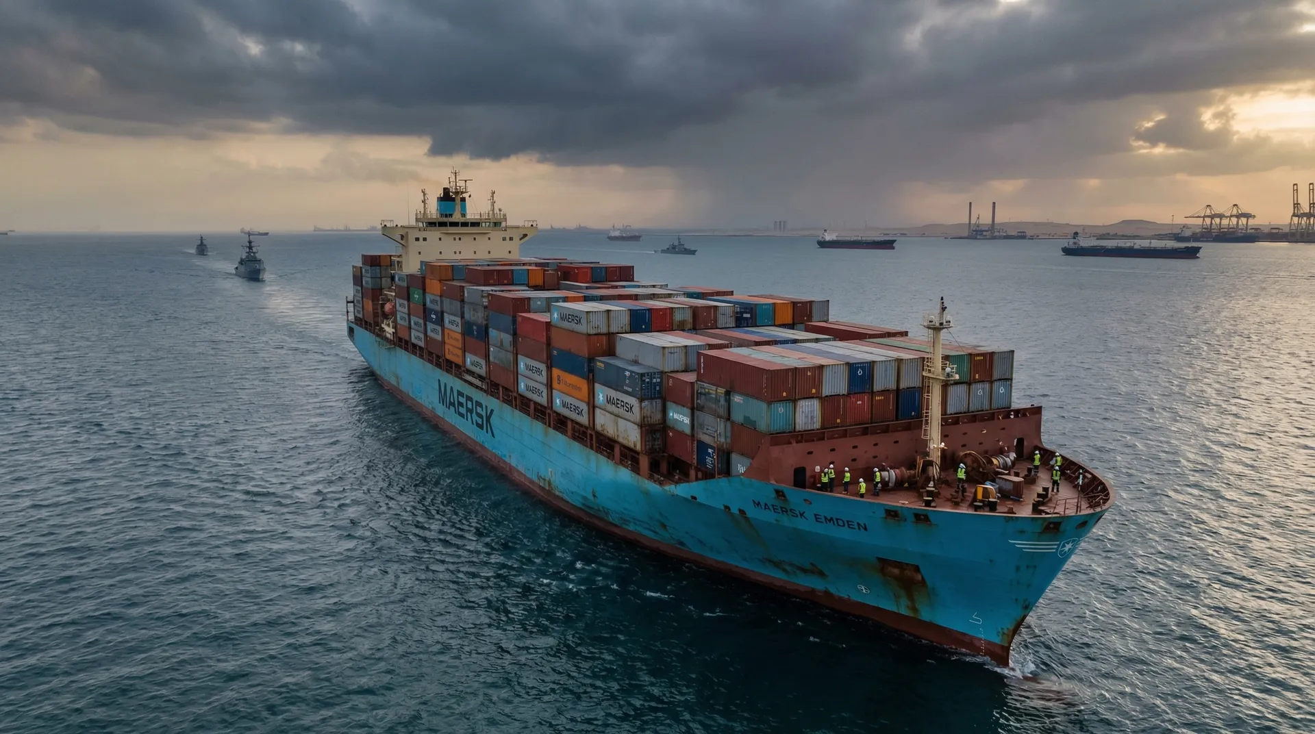 Les lignes de conteneurs arrêtent massivement le transport dans le golfe Persique